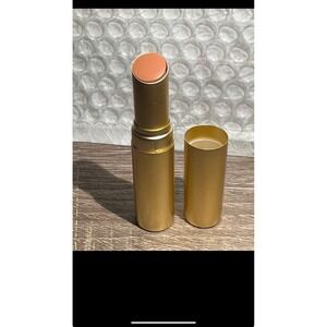 Too Faced Lipstick Naughty Nude Gold‎ Tube Satin Finish Creamy Peach Tan lip